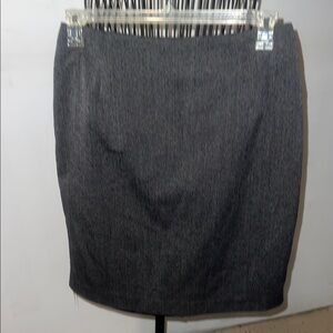 Alia Gray Knee-Length Pencil Skirt